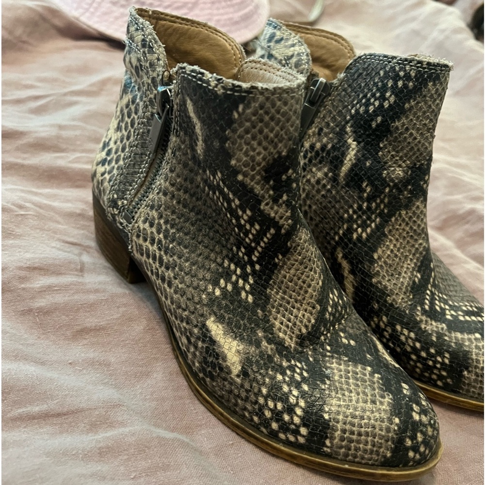 Lucky brand booties. Size 6